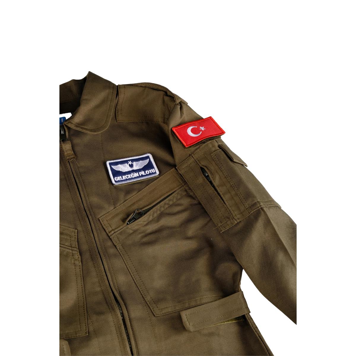 Çocuk%20Pilot%20Tulumu%20Haki%20Yeşil