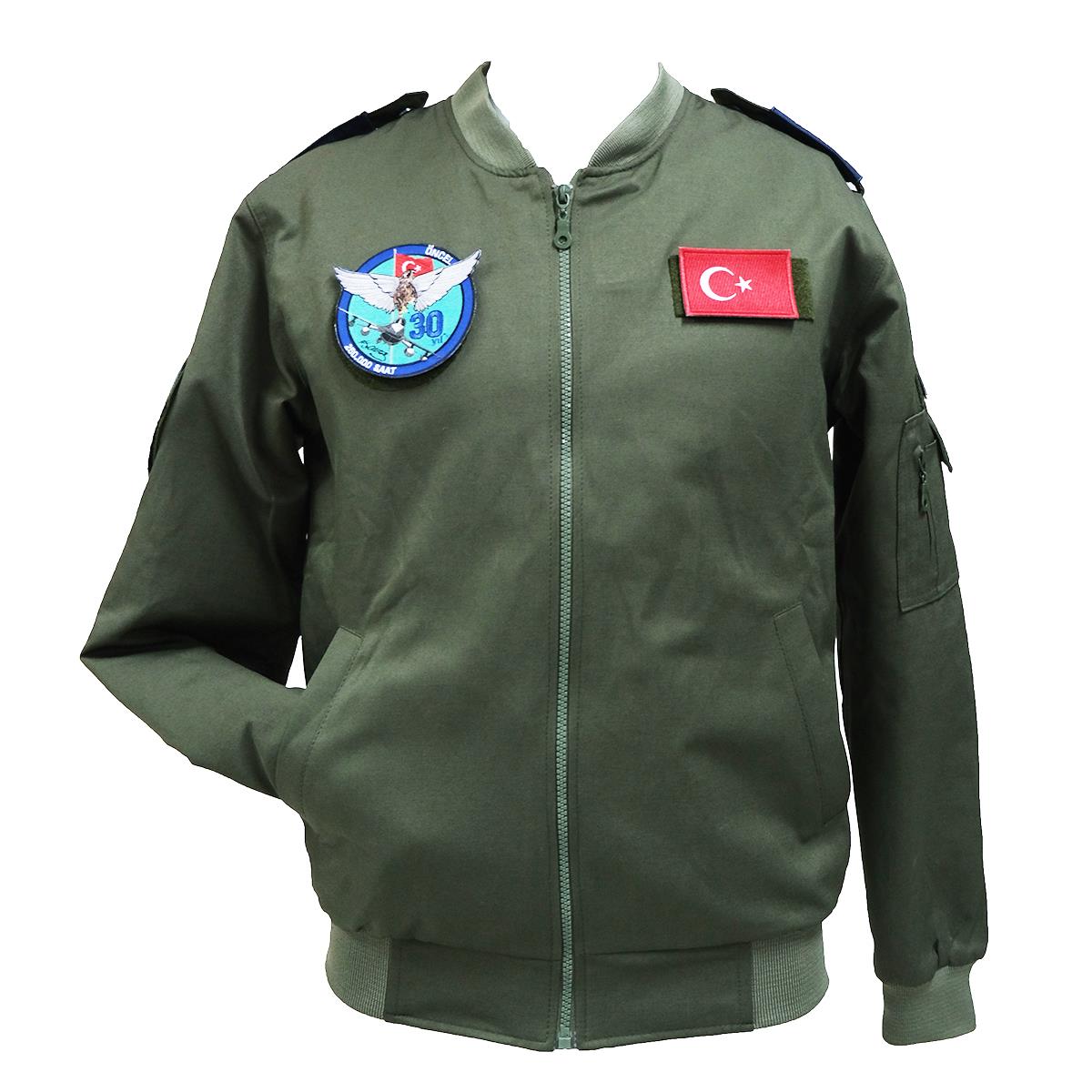 Orjinal%20Yetişkin%20Kadın%20Pilot%20Mont%20-%20Yeşil