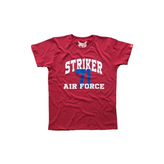 Striker 71 Erkek Kısa Kollu T-Shirt - Bordo