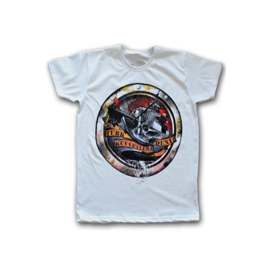 Deniz Kuvvetleri Erkek Kısa Kollu T-shirt - Beyaz