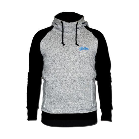 Airforce Yüksek Kapşonlu Erkek Sweatshirt - Gri