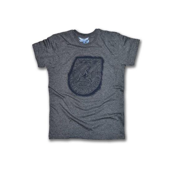 Kara Kuvvetleri Logo Kadın Kısa Kollu T-shirt - Gri