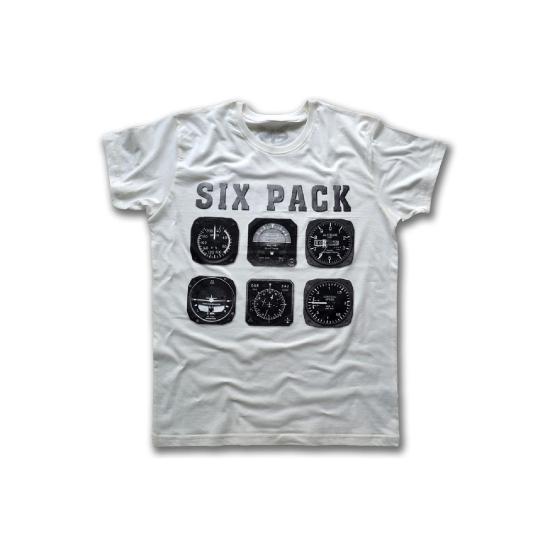 Six Pack Erkek Kısa Kollu T-shirt - Ekru
