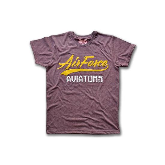 Aviator Erkek Kısa Kollu T-shirt - Gül Kurusu