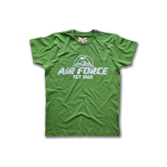 Fly High Erkek Kısa Kollu T-shirt -Yeşil