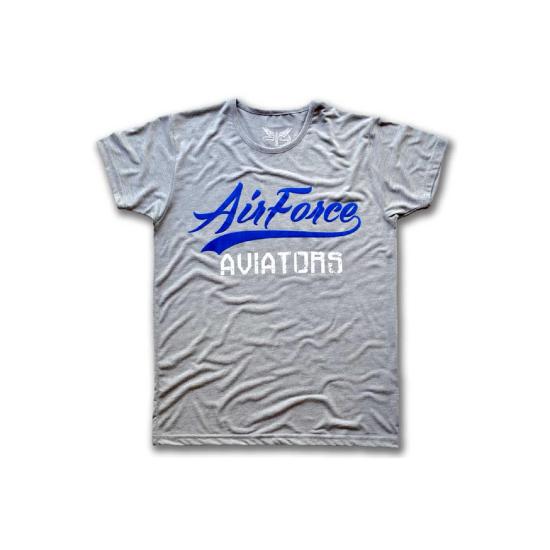 Aviator Erkek Kısa Kollu T-shirt - Gri