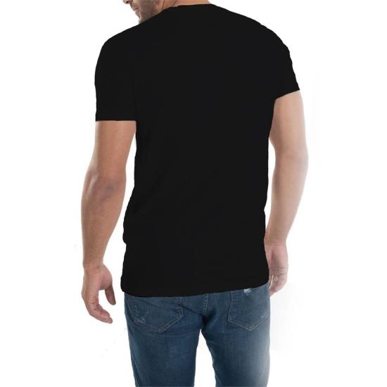 Born To Fly Version 1 Erkek Kısa Kollu T-shirt - Glow In Dark Serisi- Siyah