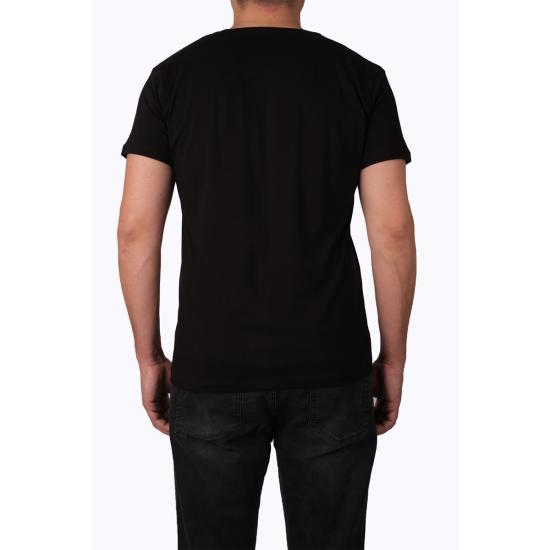 Endurance Race Kısa Kollu Erkek T-shirt - Siyah