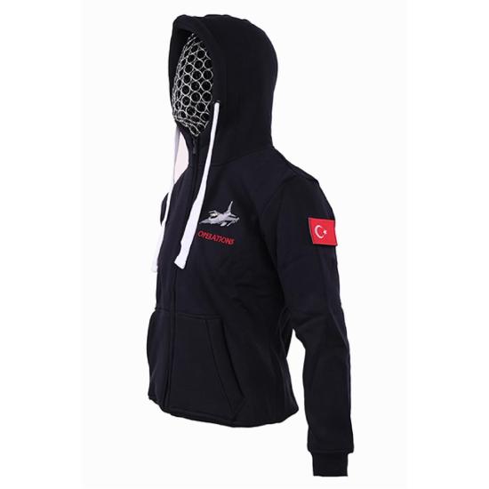 Operation Kapşonlu Erkek Sweatshirt - Lacivert