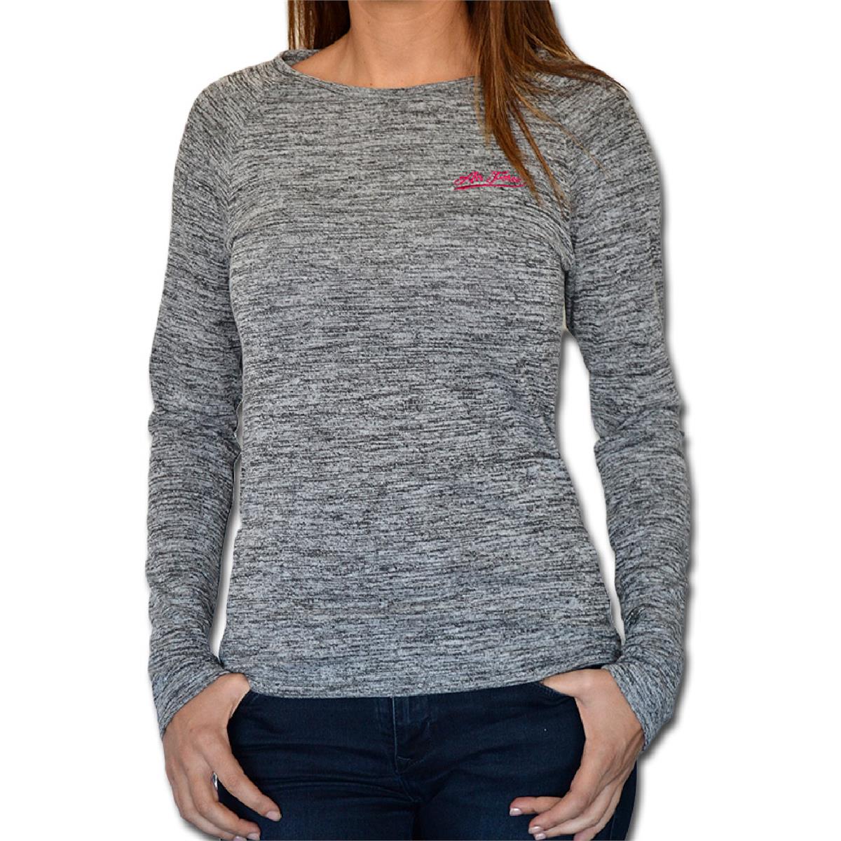 Nakışlı%20Kadın%20Uzun%20Kollu%20T-shirt%20-%20Gri