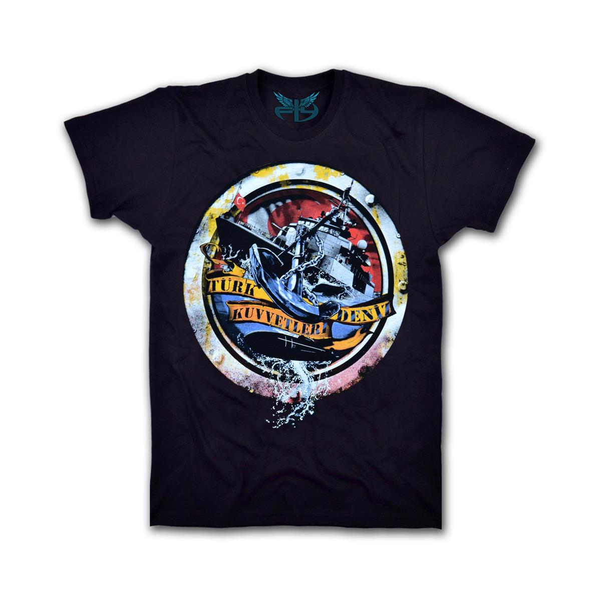 Deniz%20Kuvvetleri%20Erkek%20Kısa%20Kollu%20Tshirt%20-%20Siyah