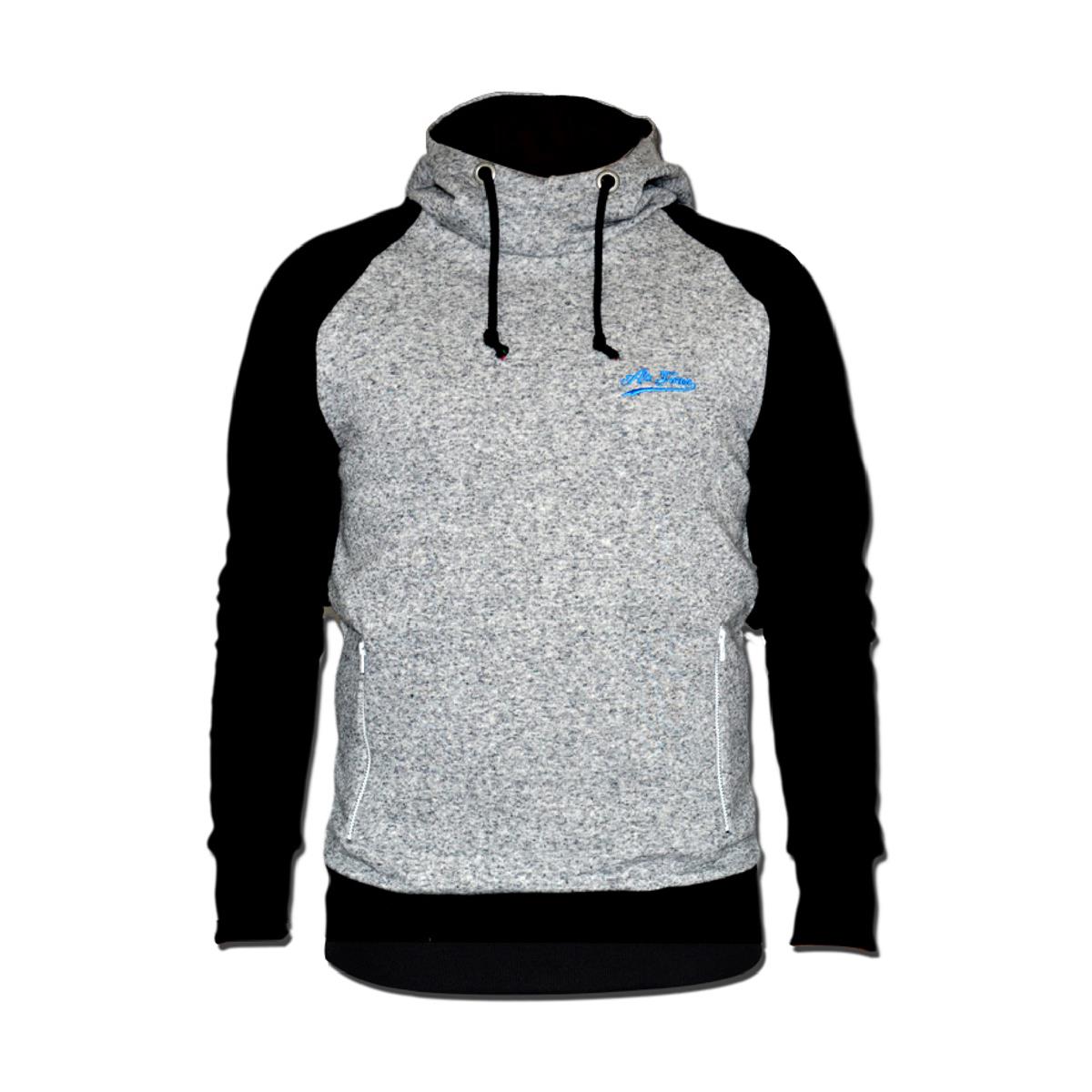 Airforce%20Yüksek%20Kapşonlu%20Erkek%20Sweatshirt%20-%20Gri