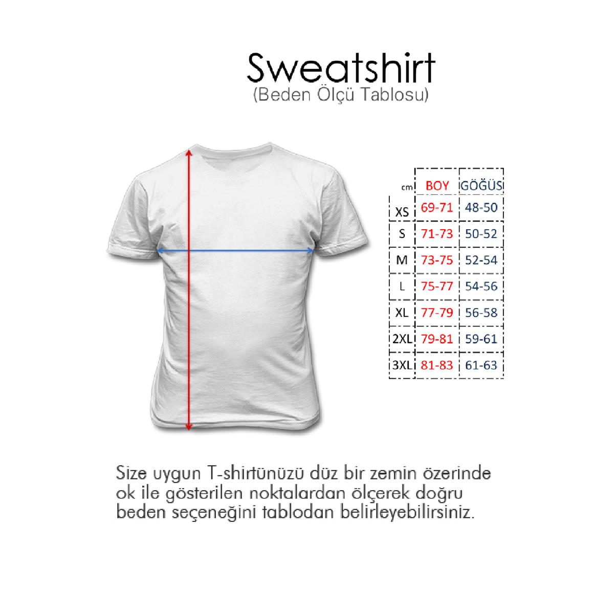 İçindeki Kurt Erkek Uzun Kollu Sweatshirt -Siyah