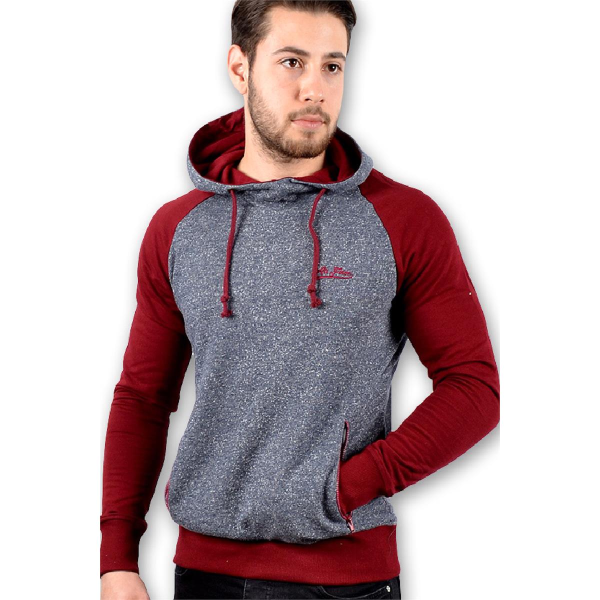 Airforce%20Yüksek%20Kapşonlu%20Erkek%20Sweatshirt%20-%202%20-%20Mavi