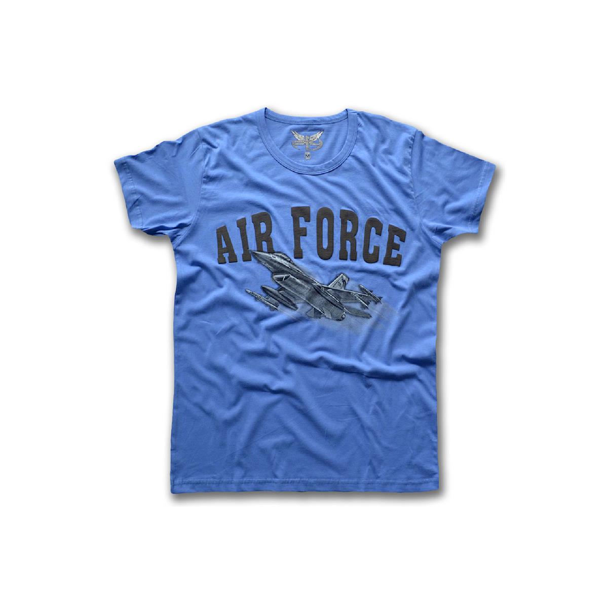 Airforce%20Erkek%20Kısa%20Kollu%20T-shirt%20-%20Açık%20Mavi