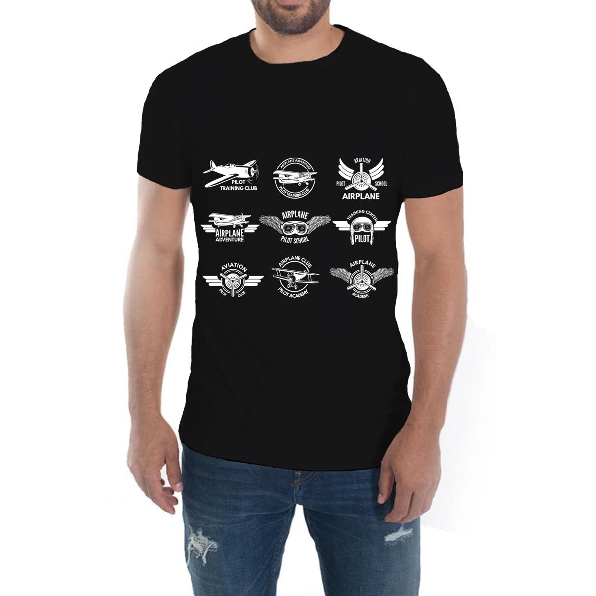 Born%20To%20Fly%20Version%201%20Erkek%20Kısa%20Kollu%20T-shirt%20-%20Glow%20In%20Dark%20Serisi-%20Siyah