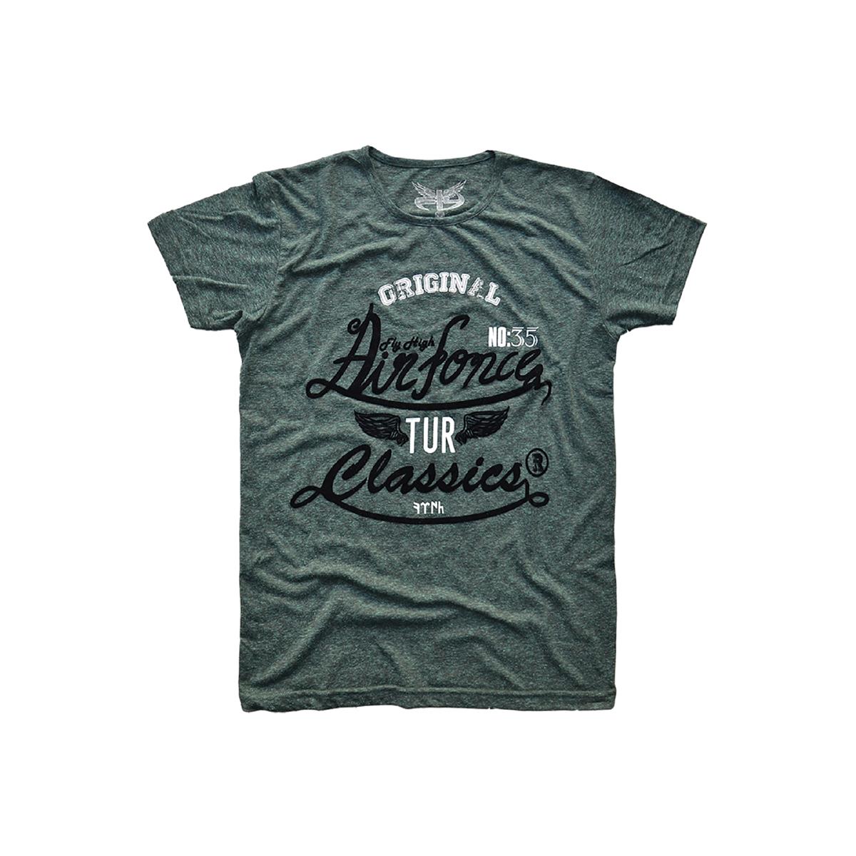 Airforce%20Classics%20Erkek%20Kısa%20Kollu%20T-Shirt%20-%20Yeşil