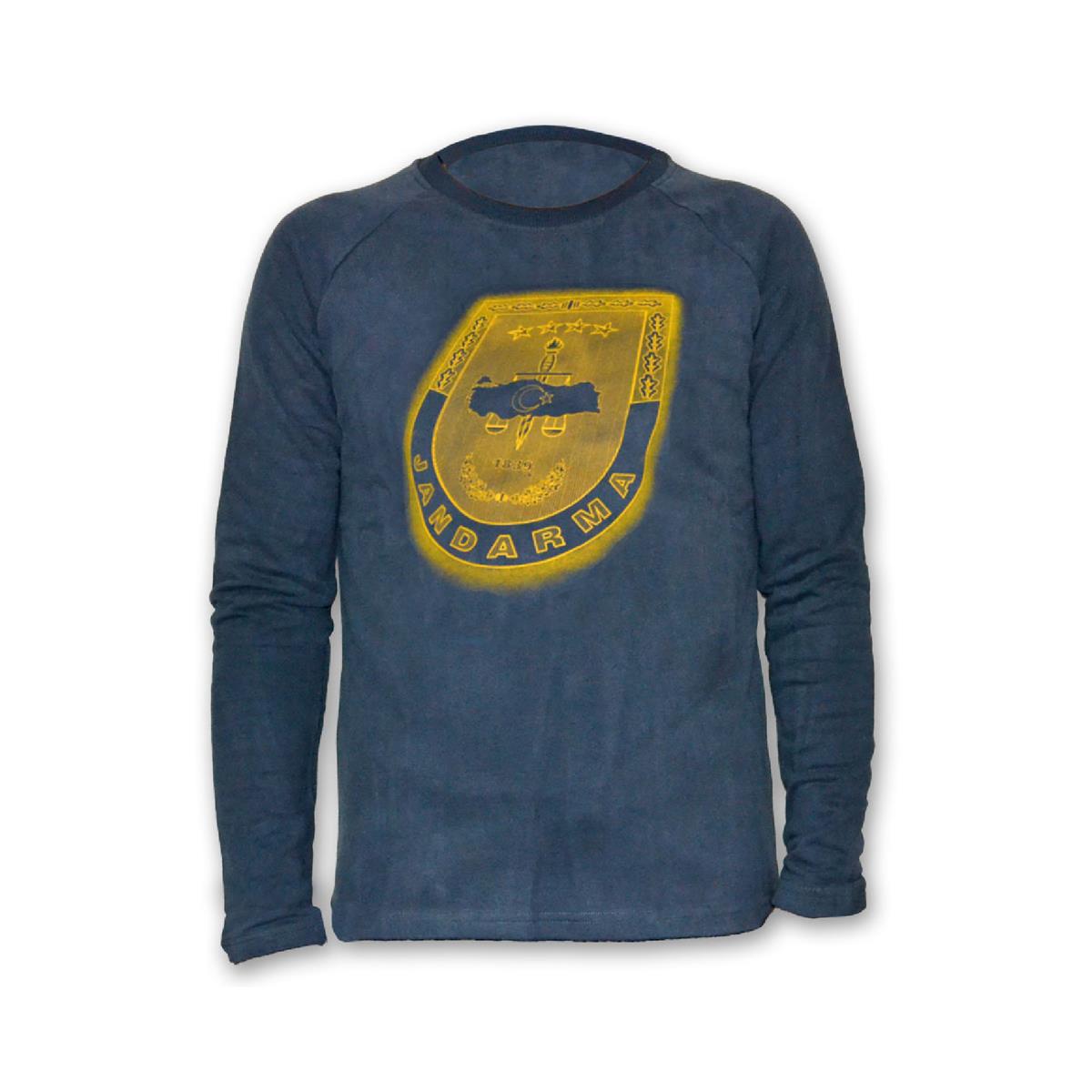 Jandarma%20Logo%20Kadın%20Uzun%20Kollu%20-%20Mavi