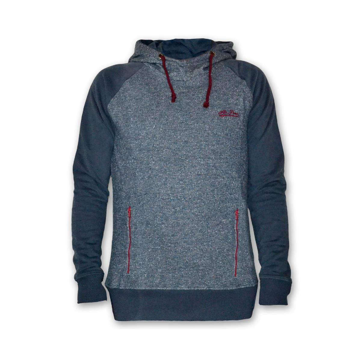 Airforce%20Yüksek%20Kapşonlu%20Sweatshirt%20Kadın%20-%203%20-%20İndigo%20Mavi