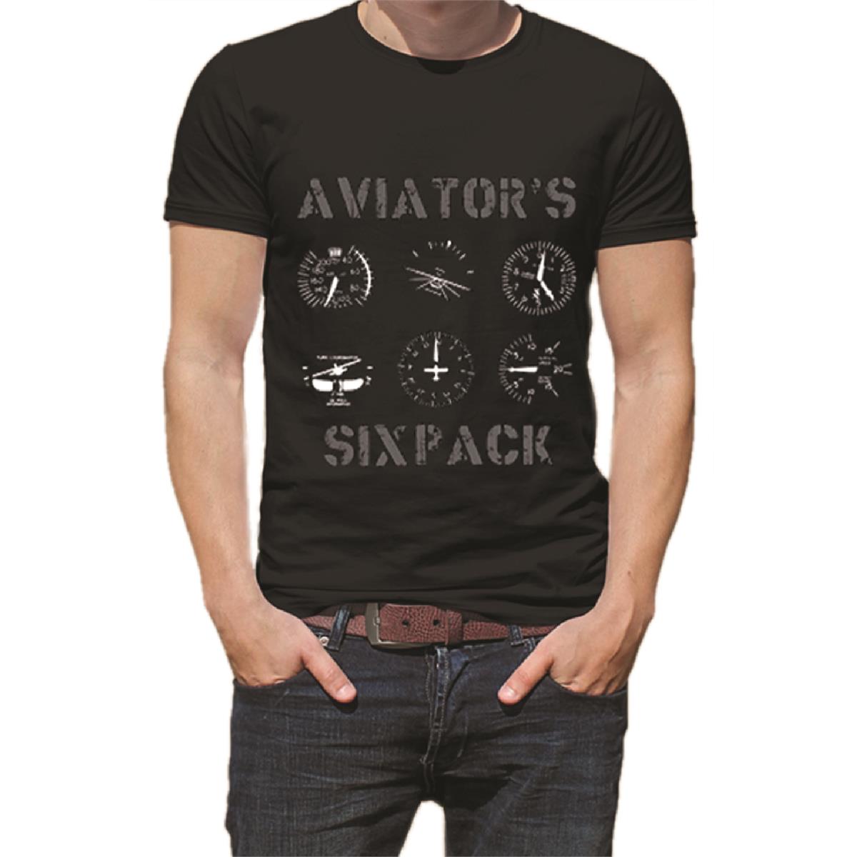 Six%20Pack%20Glow%20In%20Dark%20Erkek%20Kısa%20Kollu%20T-Shirt%20-%20Siyah