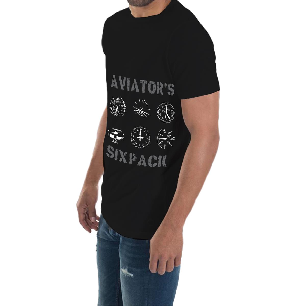 Six%20Pack%20Glow%20In%20Dark%20Erkek%20Kısa%20Kollu%20T-Shirt%20-%20Siyah