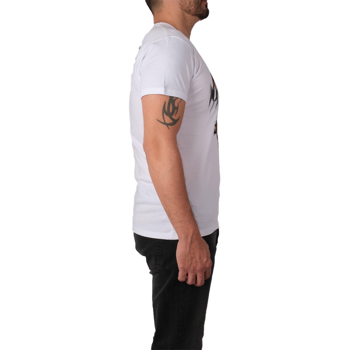 Tiger%20Kısa%20Kollu%20Erkek%20T-shirt%20-%20Beyaz