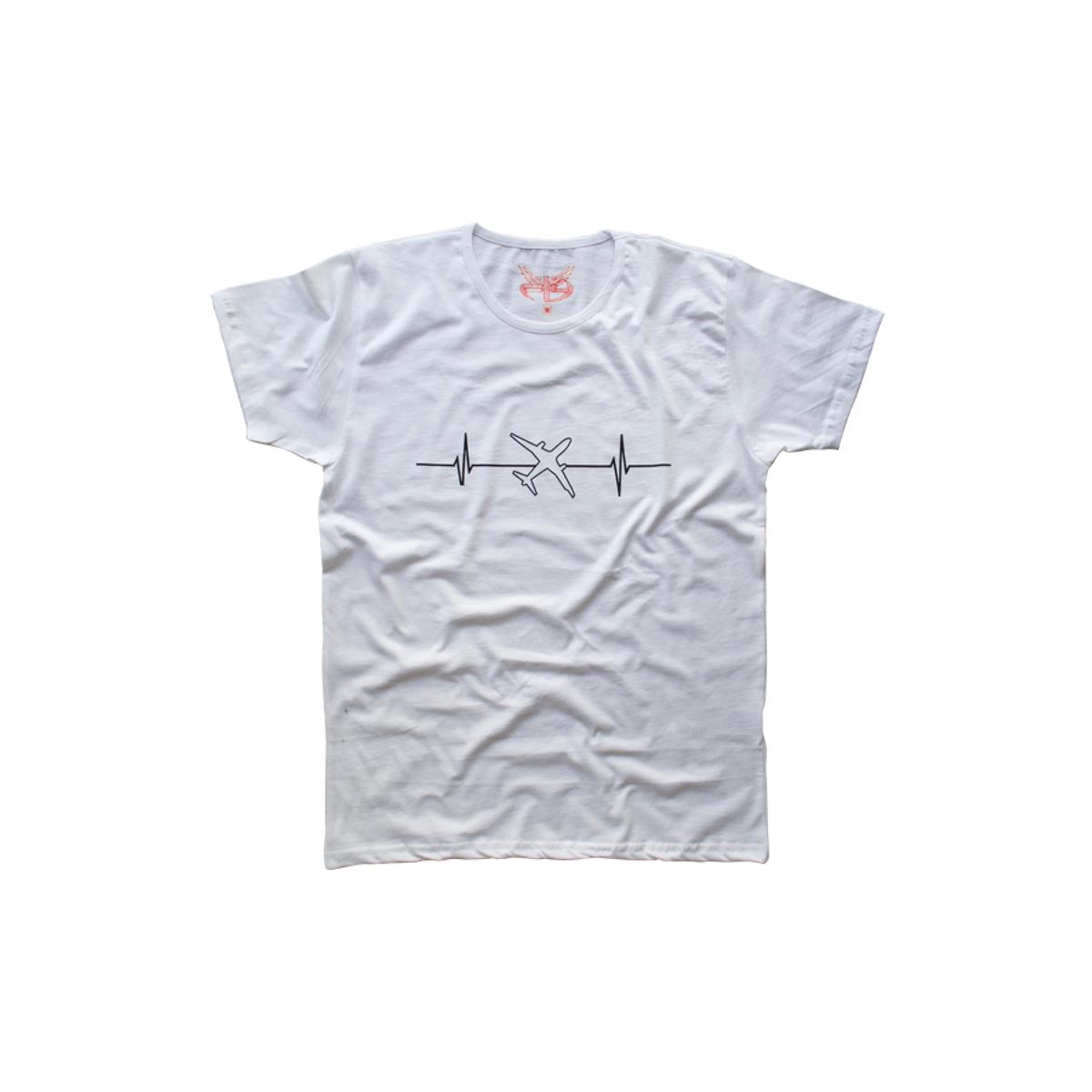 Rithym%20Of%20The%20Heart%20Erkek%20Kısa%20Kollu%20T-shirt%20-%20Beyaz